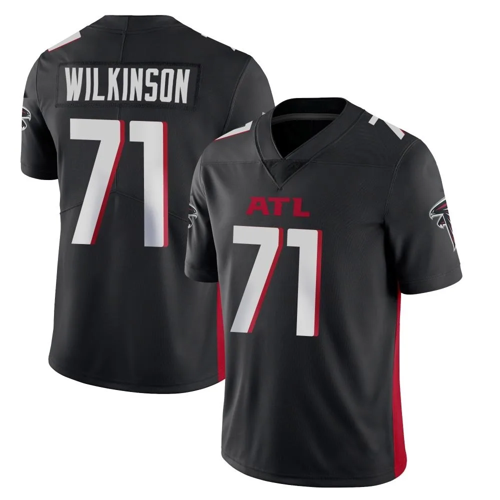 Elijah Wilkinson Atlanta Falcons Men's Nike Vapor Untouchable Limited Black Jersey Elijah Wilkinson Atlanta Falcons Men's Nike Vapor Untouchable Limited Black Jersey