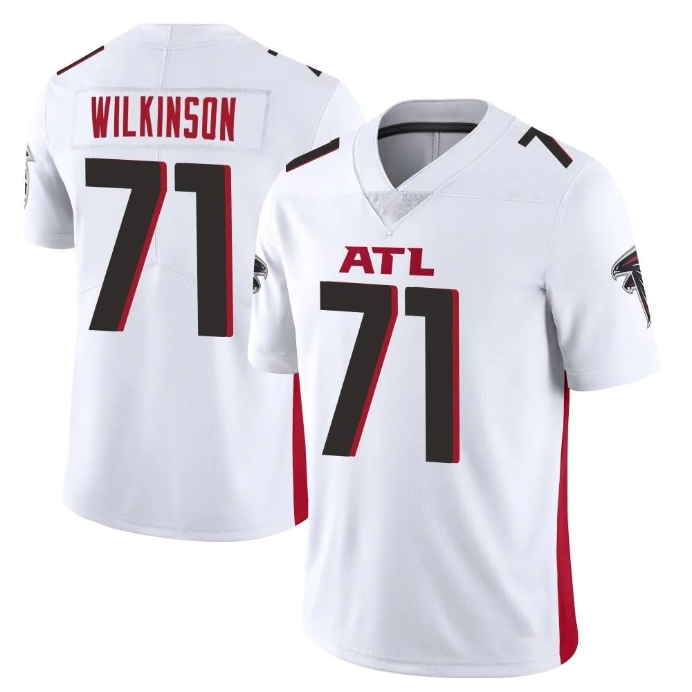 Elijah Wilkinson Atlanta Falcons Men's Nike Vapor Untouchable Limited White Jersey Elijah Wilkinson Atlanta Falcons Men's Nike Vapor Untouchable Limited White Jersey