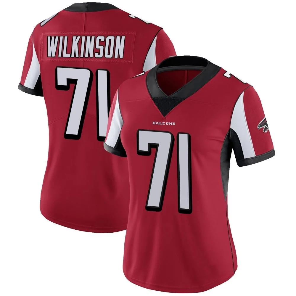 Elijah Wilkinson Atlanta Falcons Women's Nike Team Color Vapor Untouchable Limited Red Jersey Elijah Wilkinson Atlanta Falcons Women's Nike Team Color Vapor Untouchable Limited Red Jersey