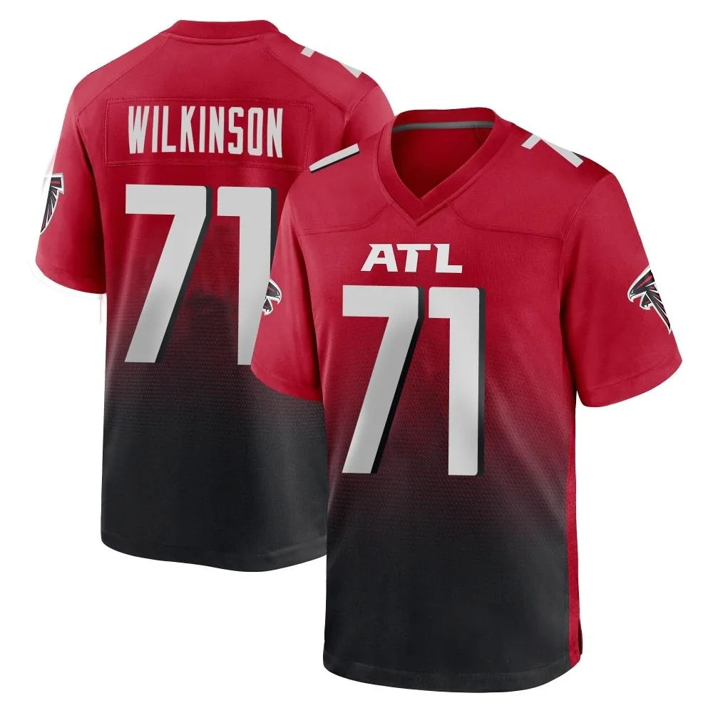 Elijah Wilkinson Atlanta Falcons Youth Nike 2nd Alternate Game Red Jersey Elijah Wilkinson Atlanta Falcons Youth Nike 2nd Alternate Game Red Jersey