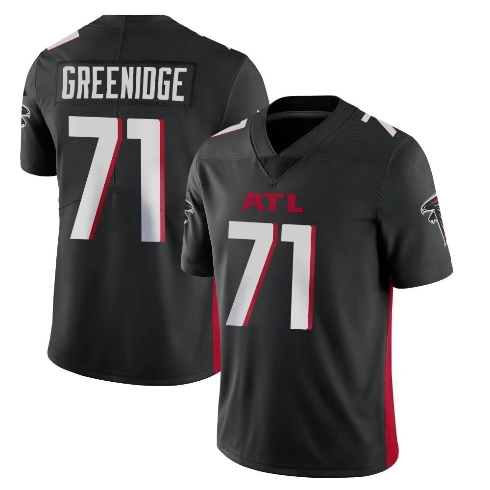 Ethan Greenidge Atlanta Falcons Men's Nike Vapor Untouchable Limited Black Jersey Ethan Greenidge Atlanta Falcons Men's Nike Vapor Untouchable Limited Black Jersey