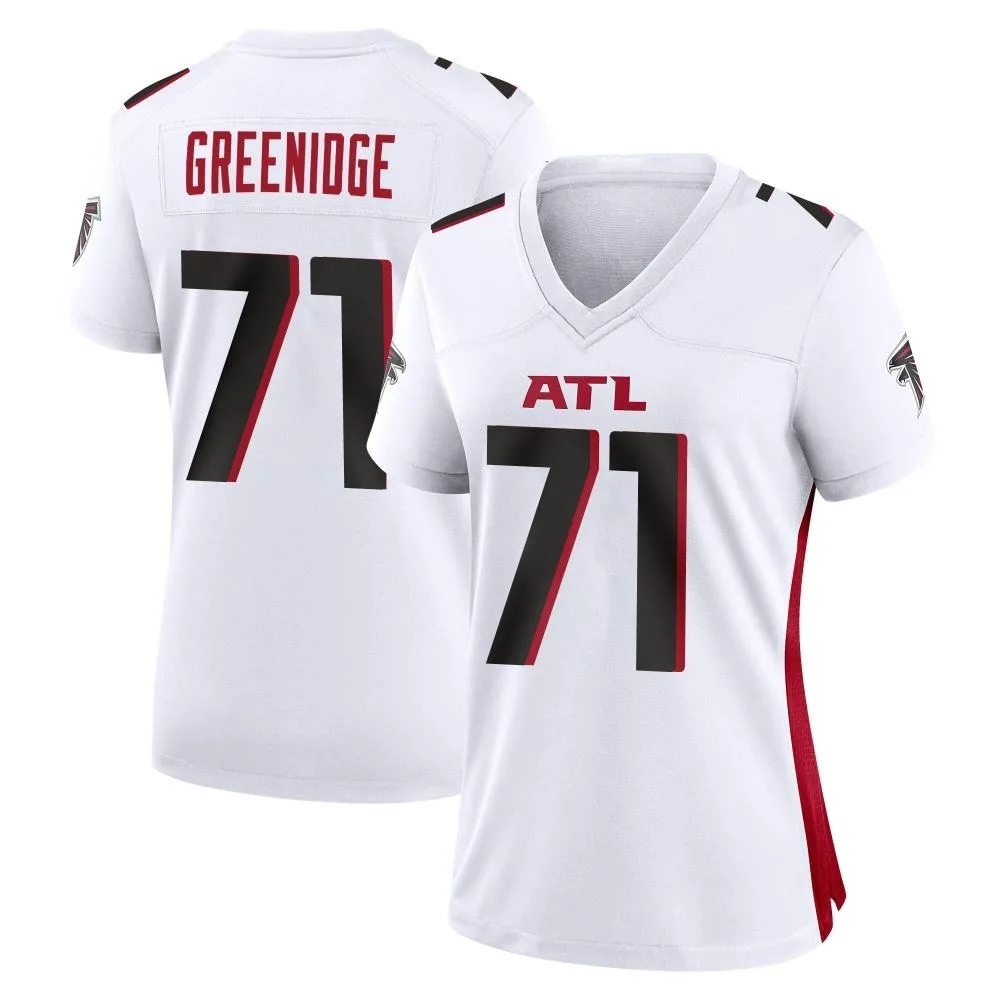 Ethan Greenidge Atlanta Falcons Women's Nike Game White Jersey Ethan Greenidge Atlanta Falcons Women's Nike Game White Jersey
