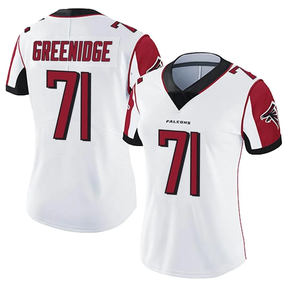 Ethan Greenidge Atlanta Falcons Women's Nike Vapor Untouchable Limited White Jersey Ethan Greenidge Atlanta Falcons Women's Nike Vapor Untouchable Limited White Jersey