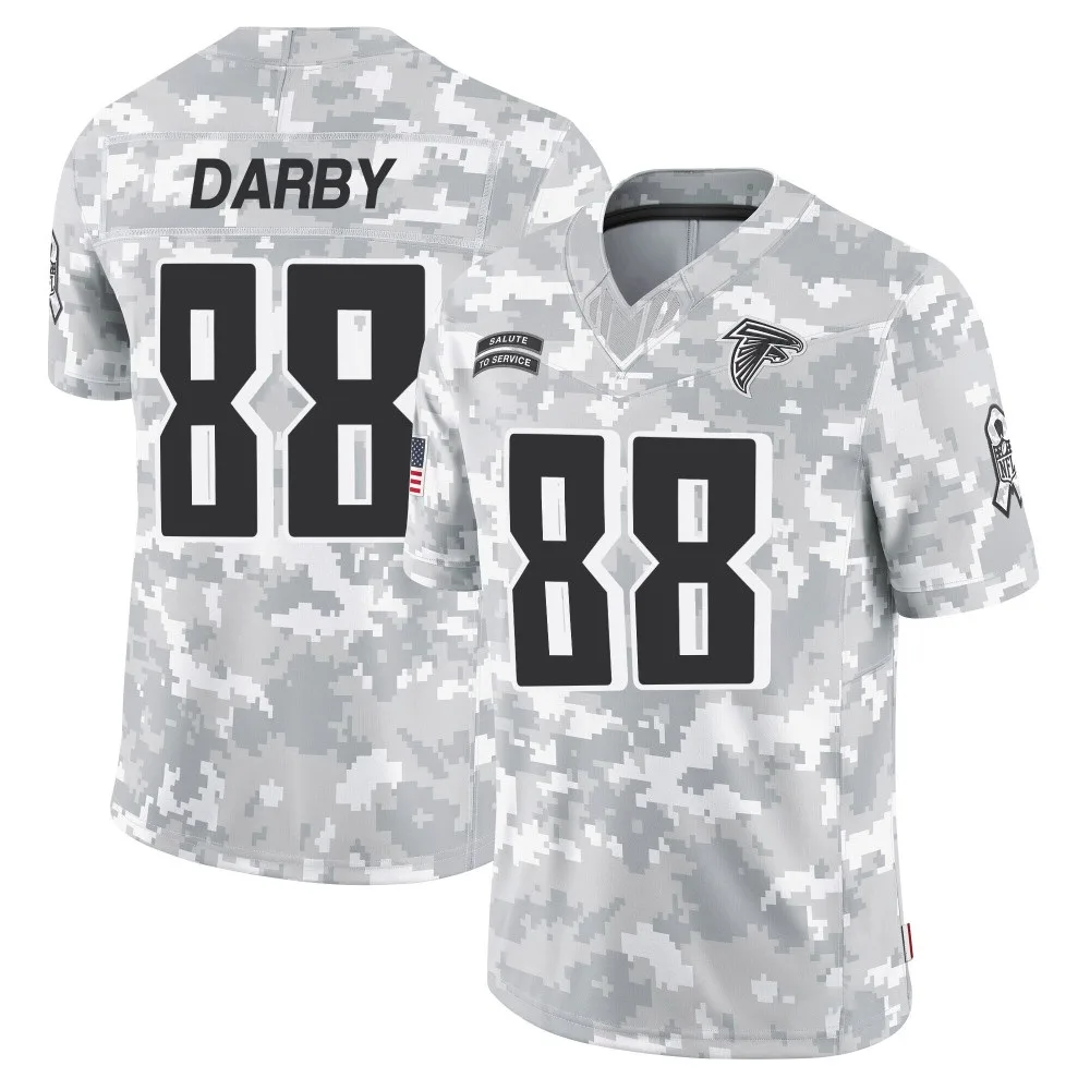 Frank Darby Atlanta Falcons Men's Nike 2024 Salute To Service Limited Arctic Camo Jersey Frank Darby Atlanta Falcons Men's Nike 2024 Salute To Service Limited Arctic Camo Jersey