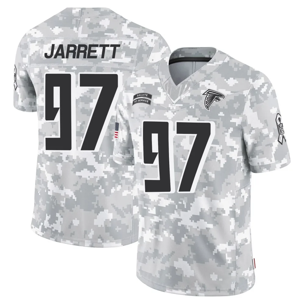 Grady Jarrett Atlanta Falcons Men's Nike 2024 Salute To Service Limited Arctic Camo Jersey Grady Jarrett Atlanta Falcons Men's Nike 2024 Salute To Service Limited Arctic Camo Jersey