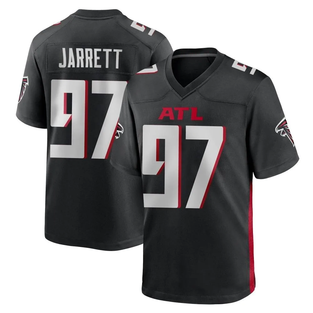 Grady Jarrett Atlanta Falcons Men's Nike Alternate Game Black Jersey Grady Jarrett Atlanta Falcons Men's Nike Alternate Game Black Jersey