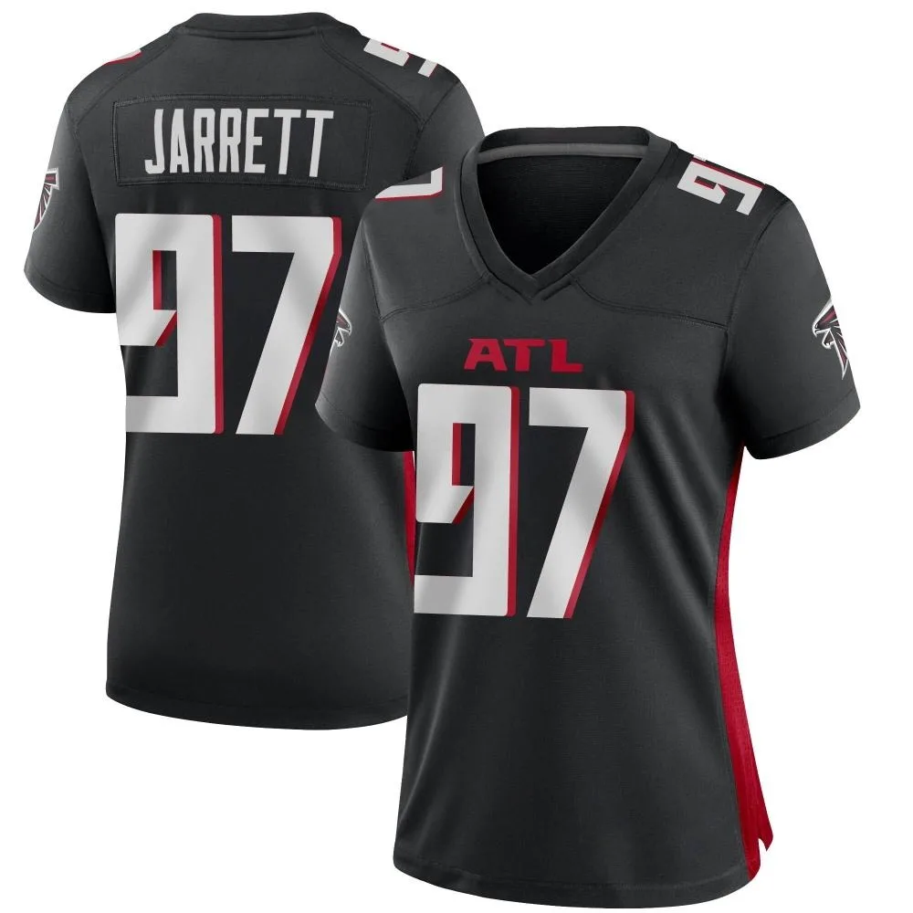 Grady Jarrett Atlanta Falcons Women's Nike Alternate Game Black Jersey Grady Jarrett Atlanta Falcons Women's Nike Alternate Game Black Jersey
