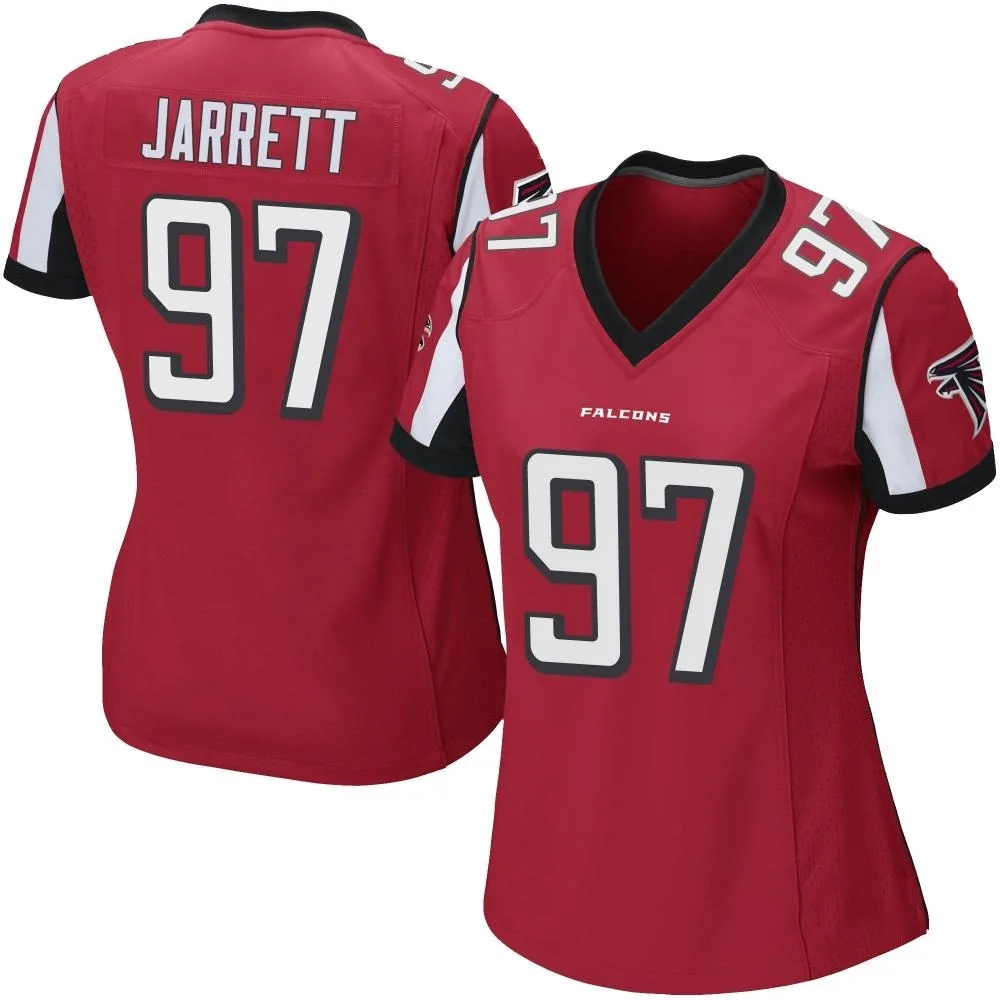 Grady Jarrett Atlanta Falcons Women's Nike Team Color Game Red Jersey Grady Jarrett Atlanta Falcons Women's Nike Team Color Game Red Jersey