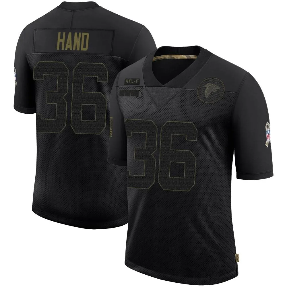 Harrison Hand Atlanta Falcons Men's Nike 2020 Salute To Service Limited Black Jersey Harrison Hand Atlanta Falcons Men's Nike 2020 Salute To Service Limited Black Jersey