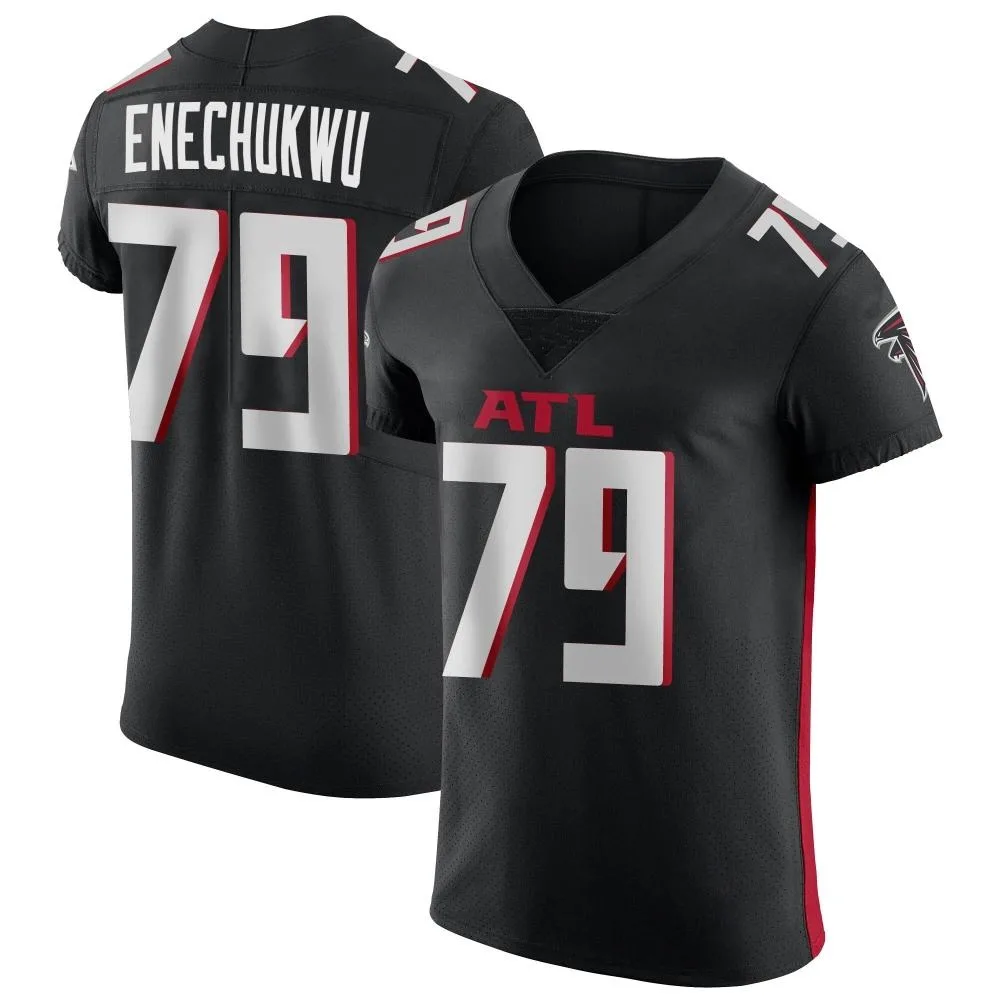 Ikenna Enechukwu Atlanta Falcons Men's Nike Alternate Elite Black Jersey Ikenna Enechukwu Atlanta Falcons Men's Nike Alternate Elite Black Jersey