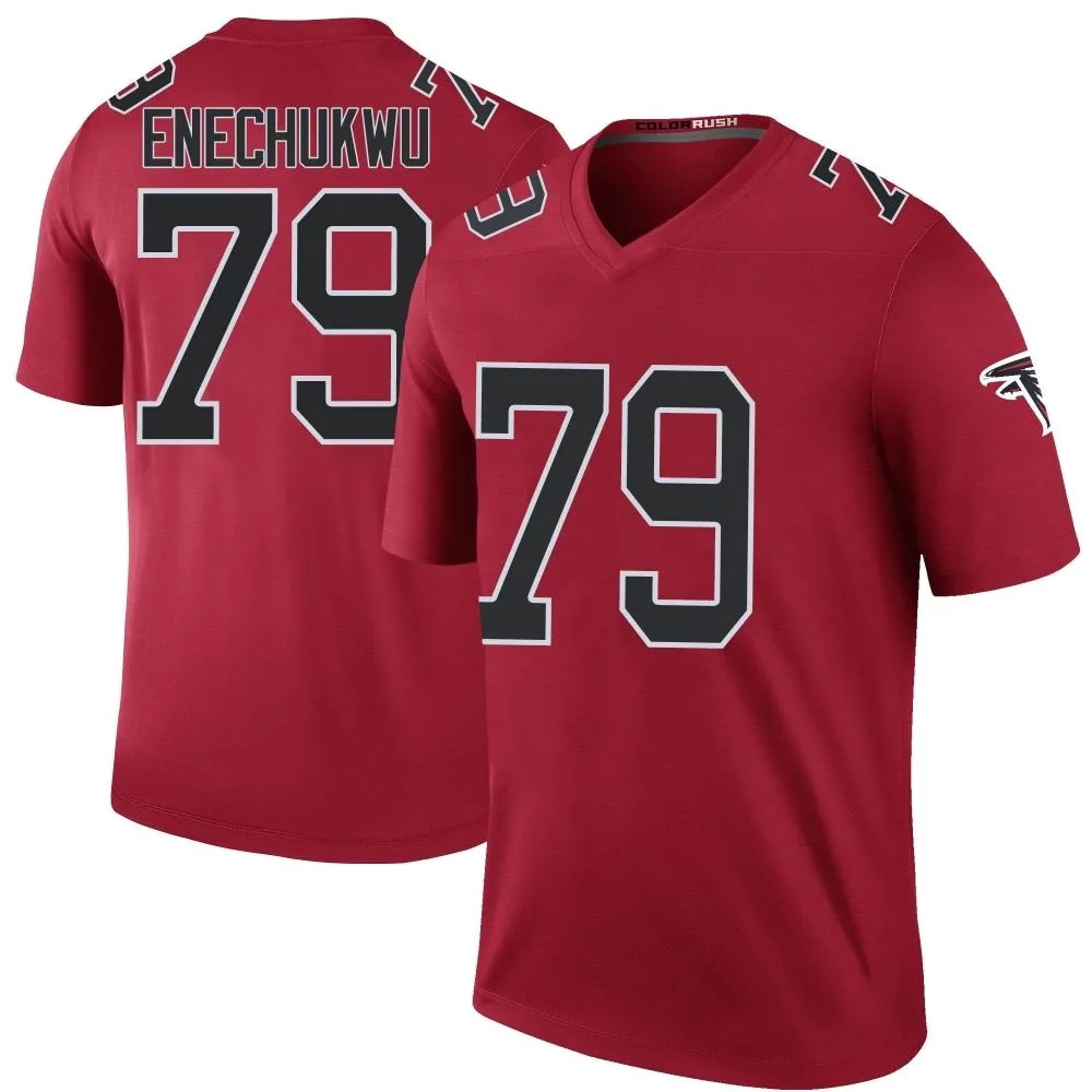 Ikenna Enechukwu Atlanta Falcons Men's Nike Color Rush Legend Red Jersey Ikenna Enechukwu Atlanta Falcons Men's Nike Color Rush Legend Red Jersey