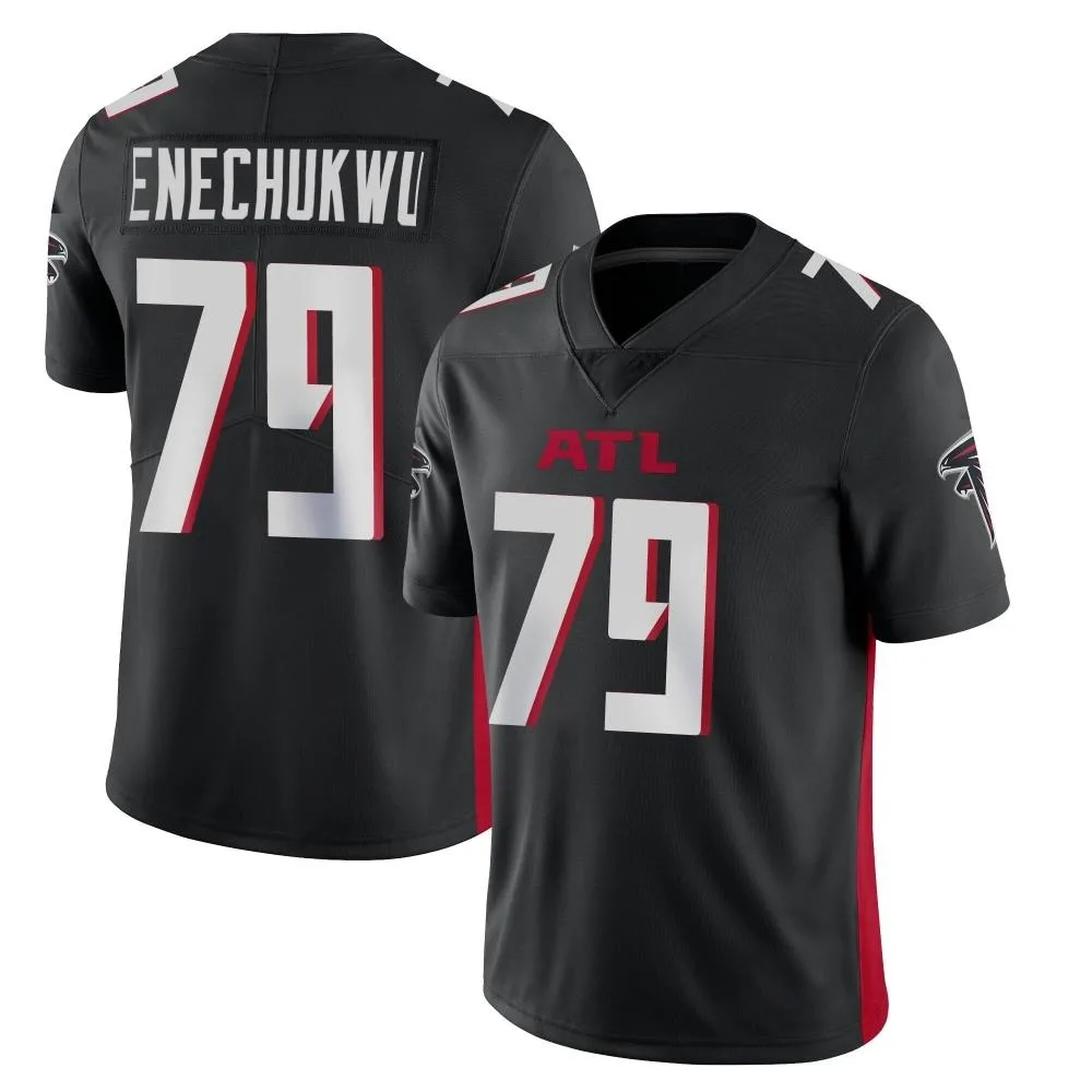 Ikenna Enechukwu Atlanta Falcons Men's Nike Vapor Untouchable Limited Black Jersey Ikenna Enechukwu Atlanta Falcons Men's Nike Vapor Untouchable Limited Black Jersey