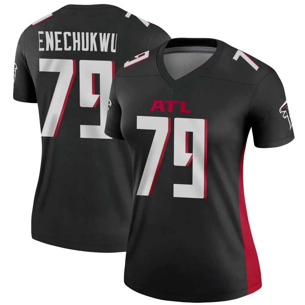 Ikenna Enechukwu Atlanta Falcons Women's Nike Legend Black Jersey Ikenna Enechukwu Atlanta Falcons Women's Nike Legend Black Jersey