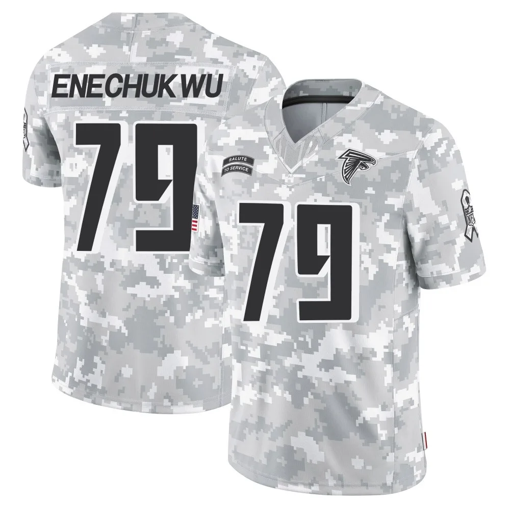 Ikenna Enechukwu Atlanta Falcons Youth Nike 2024 Salute To Service Limited Arctic Camo Jersey Ikenna Enechukwu Atlanta Falcons Youth Nike 2024 Salute To Service Limited Arctic Camo Jersey
