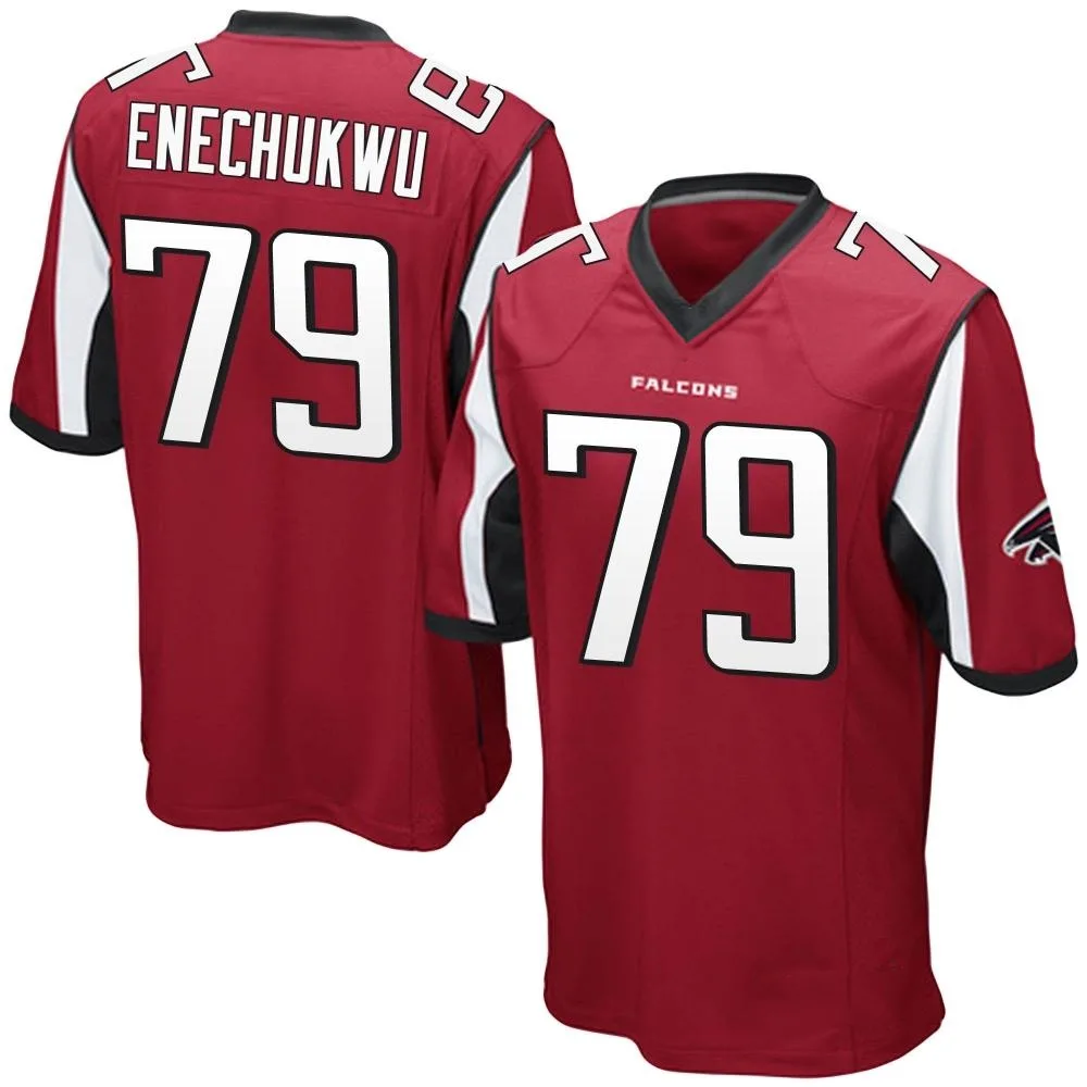 Ikenna Enechukwu Atlanta Falcons Youth Nike Team Color Game Red Jersey Ikenna Enechukwu Atlanta Falcons Youth Nike Team Color Game Red Jersey