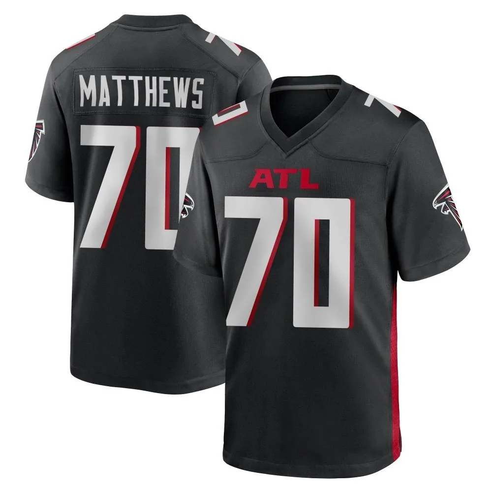 Jake Matthews Atlanta Falcons Youth Nike Alternate Game Black Jersey Jake Matthews Atlanta Falcons Youth Nike Alternate Game Black Jersey
