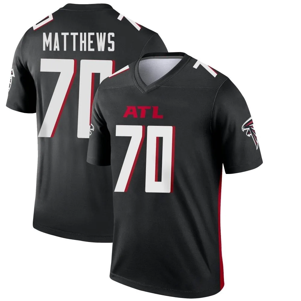 Jake Matthews Atlanta Falcons Youth Nike Legend Black Jersey Jake Matthews Atlanta Falcons Youth Nike Legend Black Jersey