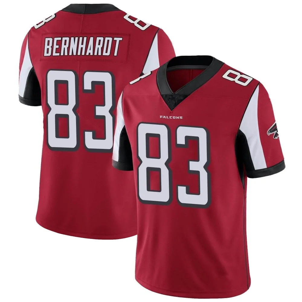 Jared Bernhardt Atlanta Falcons Men's Nike Team Color Vapor Untouchable Limited Red Jersey Jared Bernhardt Atlanta Falcons Men's Nike Team Color Vapor Untouchable Limited Red Jersey