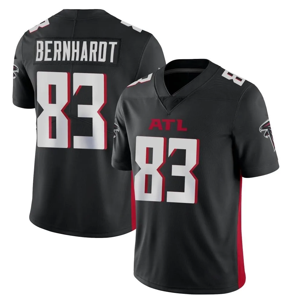 Jared Bernhardt Atlanta Falcons Men's Nike Vapor Untouchable Limited Black Jersey Jared Bernhardt Atlanta Falcons Men's Nike Vapor Untouchable Limited Black Jersey