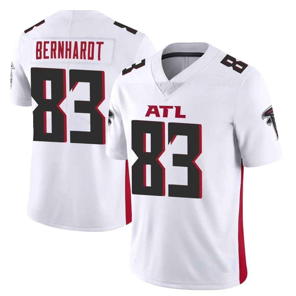 Jared Bernhardt Atlanta Falcons Men's Nike Vapor Untouchable Limited White Jersey Jared Bernhardt Atlanta Falcons Men's Nike Vapor Untouchable Limited White Jersey