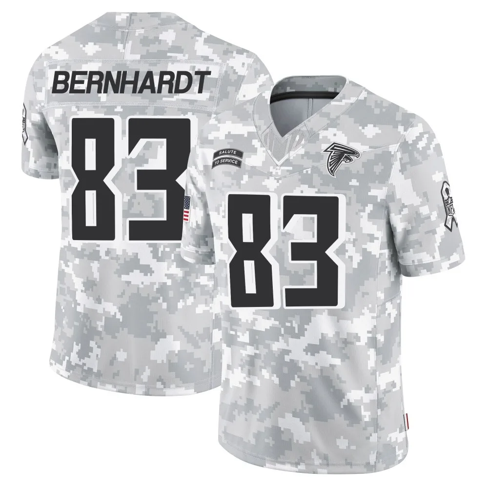 Jared Bernhardt Atlanta Falcons Youth Nike 2024 Salute To Service Limited Arctic Camo Jersey Jared Bernhardt Atlanta Falcons Youth Nike 2024 Salute To Service Limited Arctic Camo Jersey