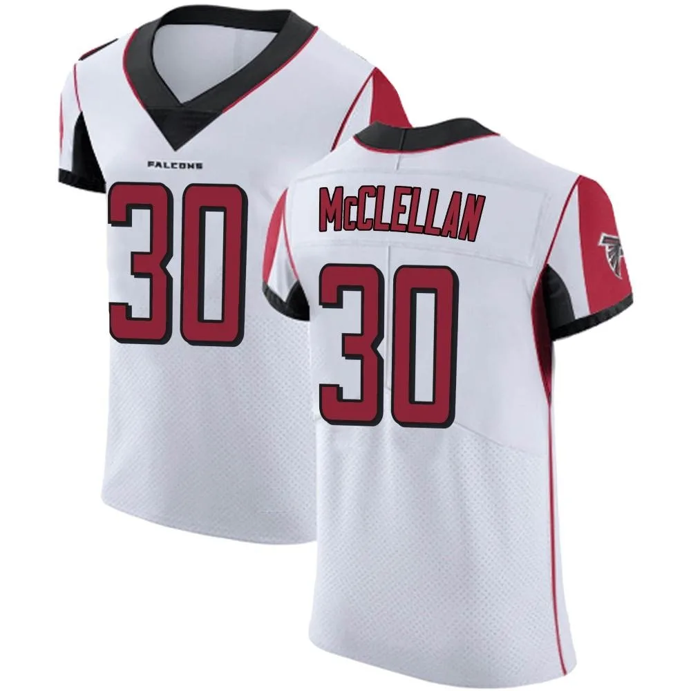 Jase Mcclellan Atlanta Falcons Men's Nike Elite White Jersey Jase Mcclellan Atlanta Falcons Men's Nike Elite White Jersey