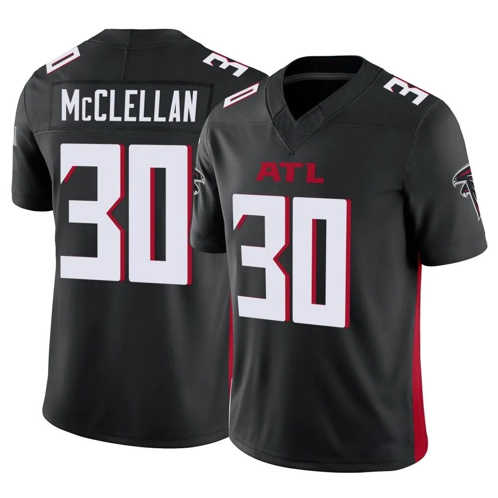 Jase Mcclellan Atlanta Falcons Men's Nike Vapor F.U.S.E. Limited Black Jersey Jase Mcclellan Atlanta Falcons Men's Nike Vapor F.U.S.E. Limited Black Jersey