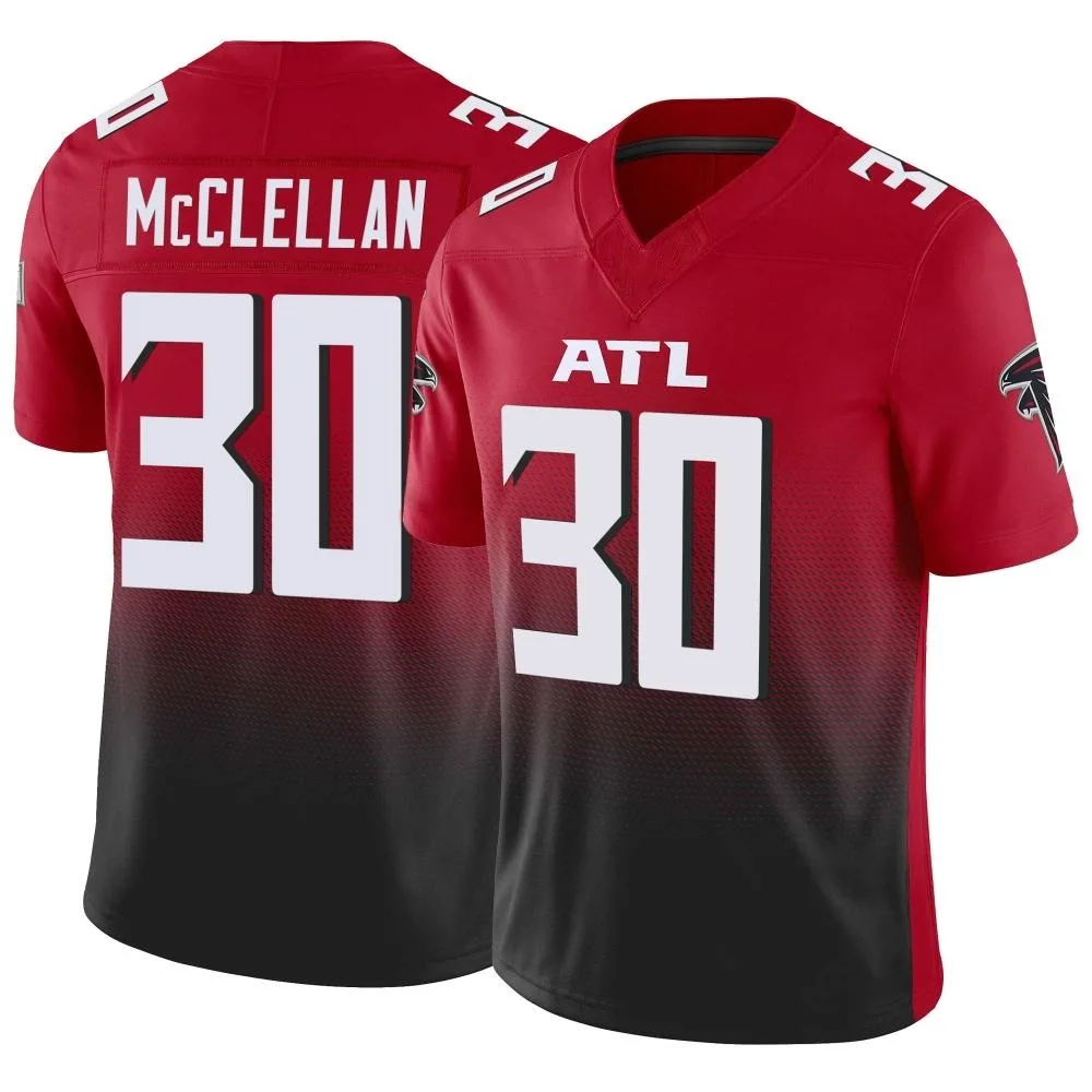 Jase Mcclellan Atlanta Falcons Men's Nike Vapor F.U.S.E. Limited Red Jersey Jase Mcclellan Atlanta Falcons Men's Nike Vapor F.U.S.E. Limited Red Jersey