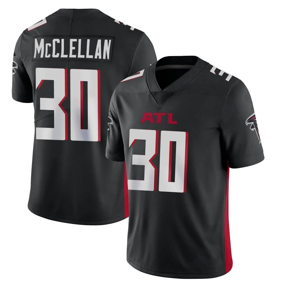 Jase Mcclellan Atlanta Falcons Men's Nike Vapor Untouchable Limited Black Jersey Jase Mcclellan Atlanta Falcons Men's Nike Vapor Untouchable Limited Black Jersey