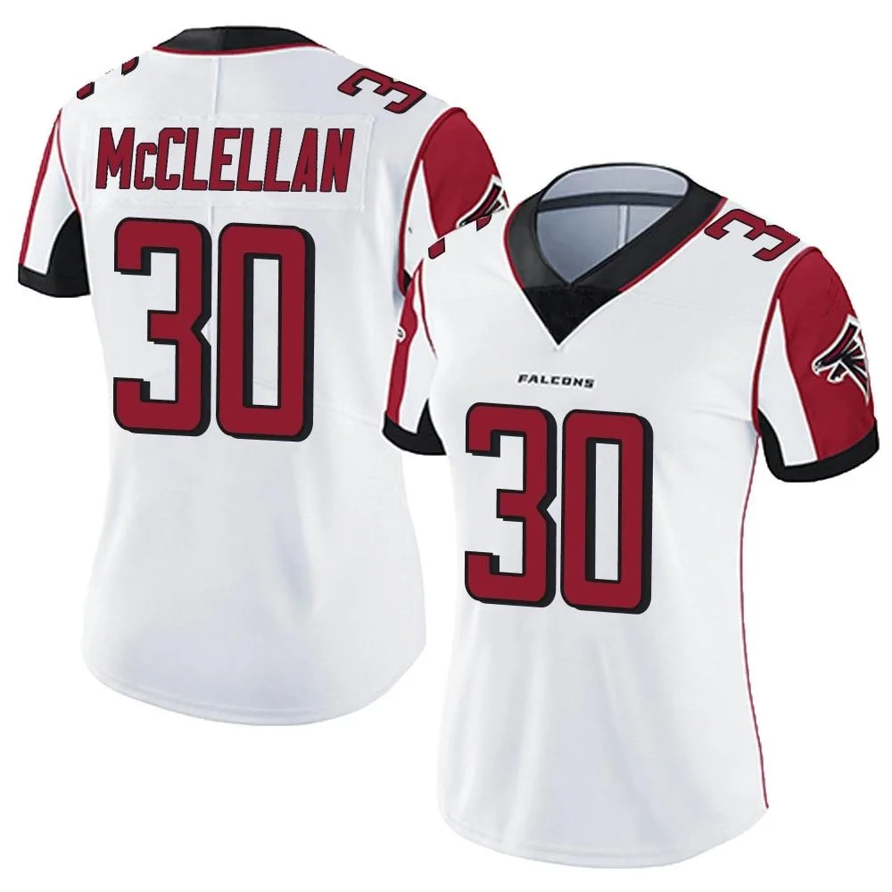 Jase Mcclellan Atlanta Falcons Women's Nike Vapor Untouchable Limited White Jersey Jase Mcclellan Atlanta Falcons Women's Nike Vapor Untouchable Limited White Jersey
