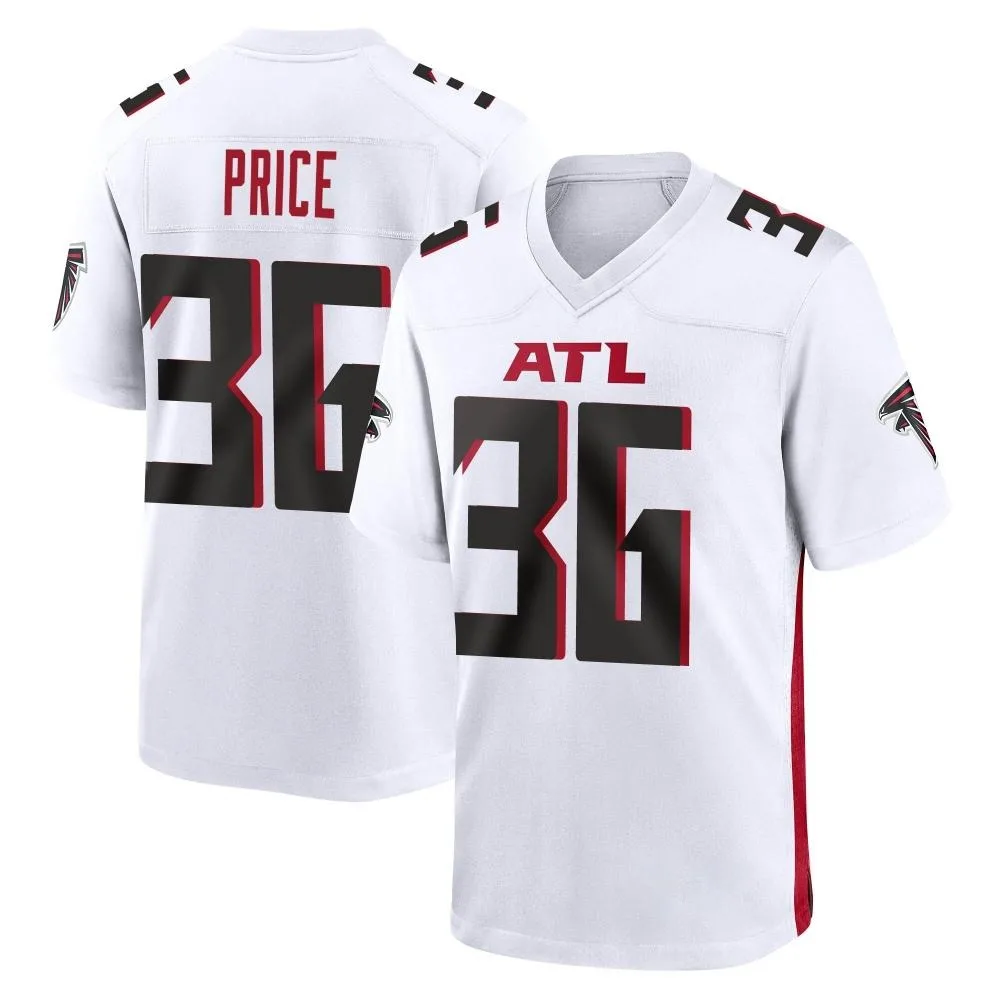 Jayden Price Atlanta Falcons Men's Nike Game White Jersey Jayden Price Atlanta Falcons Men's Nike Game White Jersey