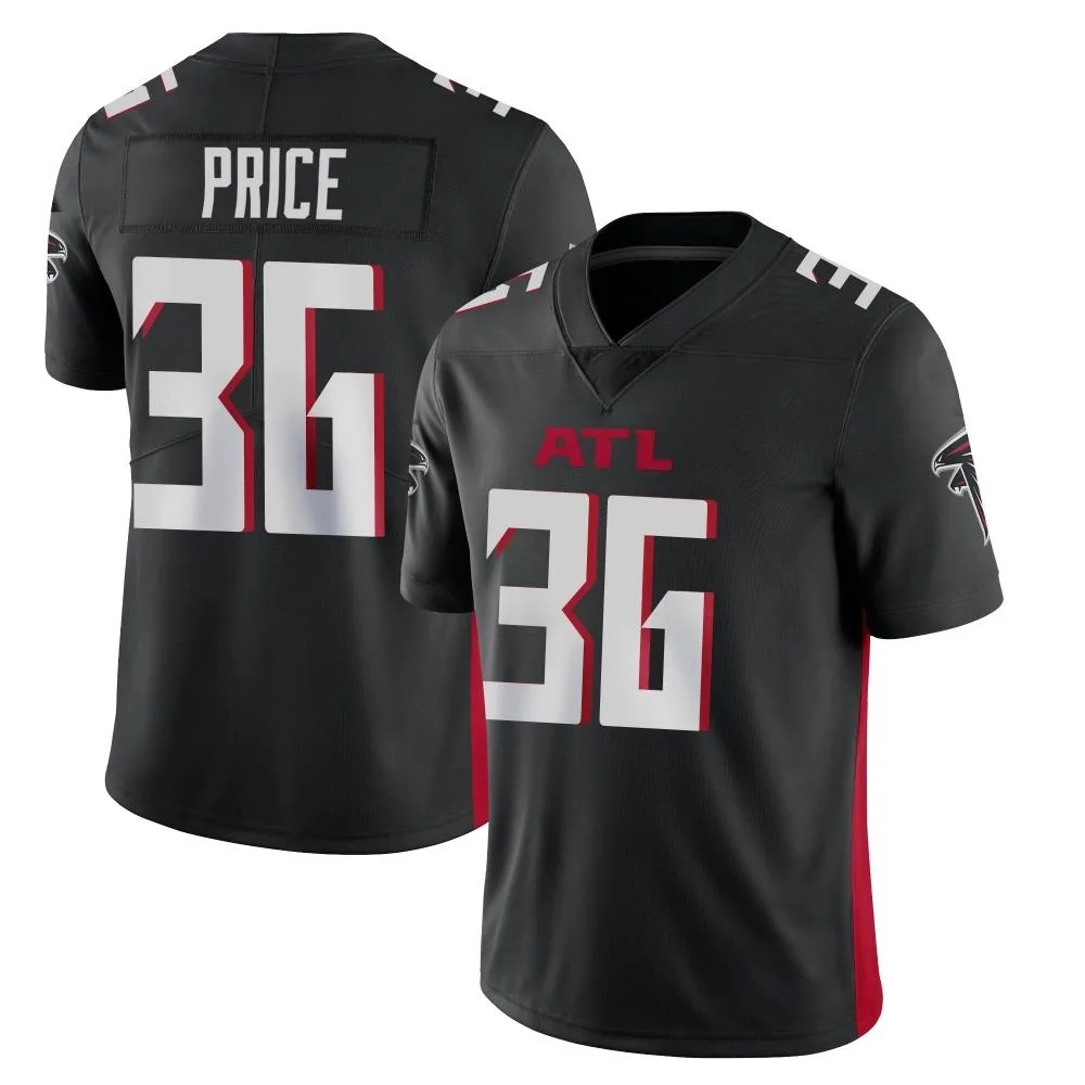 Jayden Price Atlanta Falcons Men's Nike Vapor Untouchable Limited Black Jersey Jayden Price Atlanta Falcons Men's Nike Vapor Untouchable Limited Black Jersey