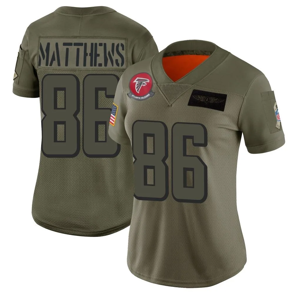 Jesse Matthews Atlanta Falcons Women's Nike 2019 Salute To Service Limited Camo Jersey Jesse Matthews Atlanta Falcons Women's Nike 2019 Salute To Service Limited Camo Jersey