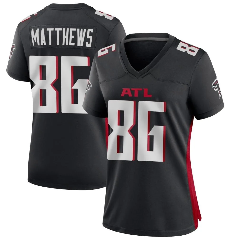 Jesse Matthews Atlanta Falcons Women's Nike Alternate Game Black Jersey Jesse Matthews Atlanta Falcons Women's Nike Alternate Game Black Jersey
