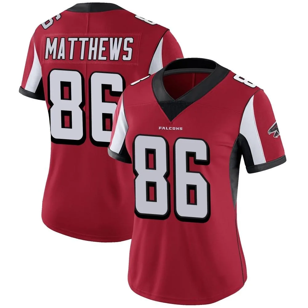 Jesse Matthews Atlanta Falcons Women's Nike Team Color Vapor Untouchable Limited Red Jersey Jesse Matthews Atlanta Falcons Women's Nike Team Color Vapor Untouchable Limited Red Jersey