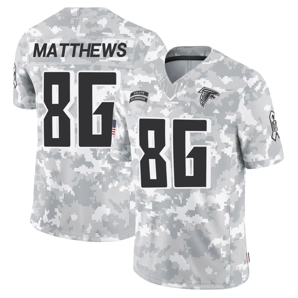 Jesse Matthews Atlanta Falcons Youth Nike 2024 Salute To Service Limited Arctic Camo Jersey Jesse Matthews Atlanta Falcons Youth Nike 2024 Salute To Service Limited Arctic Camo Jersey