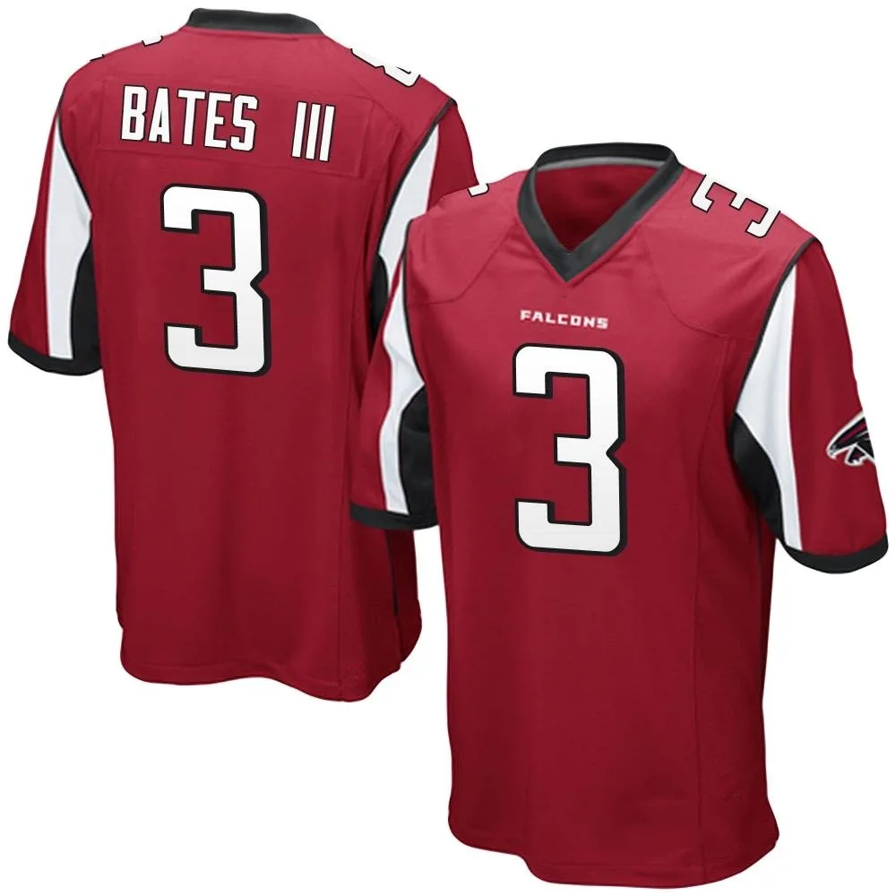 Jessie Bates Iii Atlanta Falcons Men's Nike Team Color Game Red Jersey Jessie Bates Iii Atlanta Falcons Men's Nike Team Color Game Red Jersey