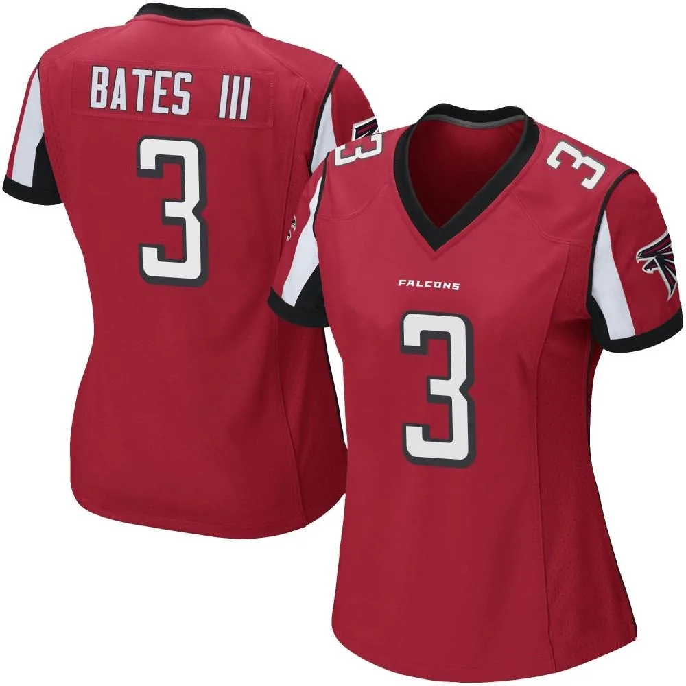 Jessie Bates Iii Atlanta Falcons Women's Nike Team Color Game Red Jersey Jessie Bates Iii Atlanta Falcons Women's Nike Team Color Game Red Jersey