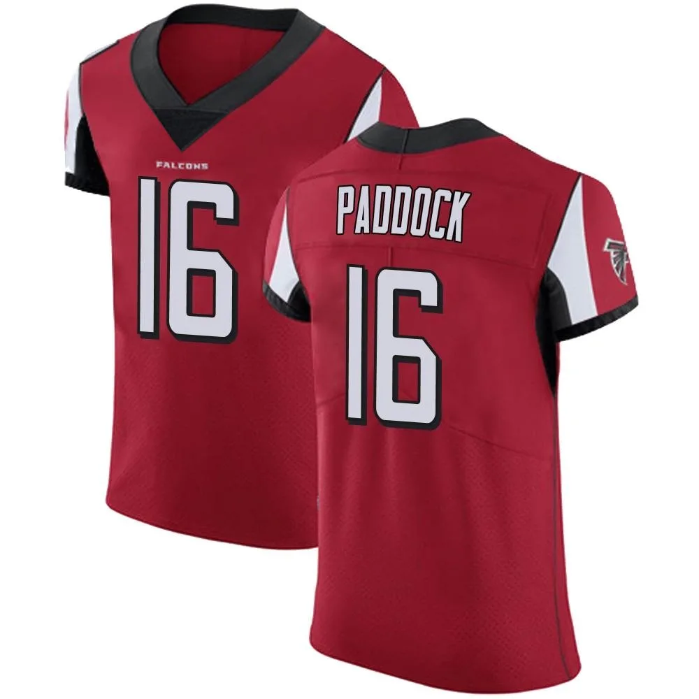 John Paddock Atlanta Falcons Men's Nike Team Color Elite Red Jersey John Paddock Atlanta Falcons Men's Nike Team Color Elite Red Jersey