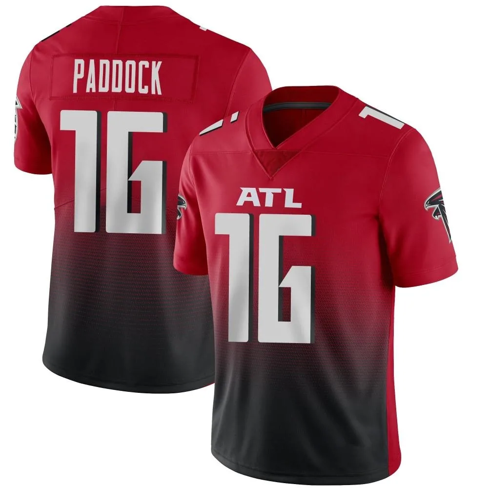 John Paddock Atlanta Falcons Men's Nike Vapor 2nd Alternate Limited Red Jersey John Paddock Atlanta Falcons Men's Nike Vapor 2nd Alternate Limited Red Jersey