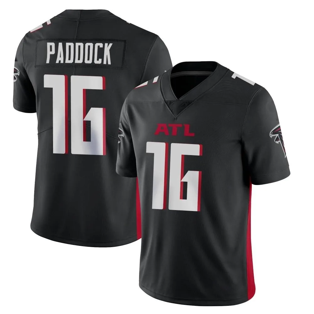John Paddock Atlanta Falcons Men's Nike Vapor Untouchable Limited Black Jersey John Paddock Atlanta Falcons Men's Nike Vapor Untouchable Limited Black Jersey