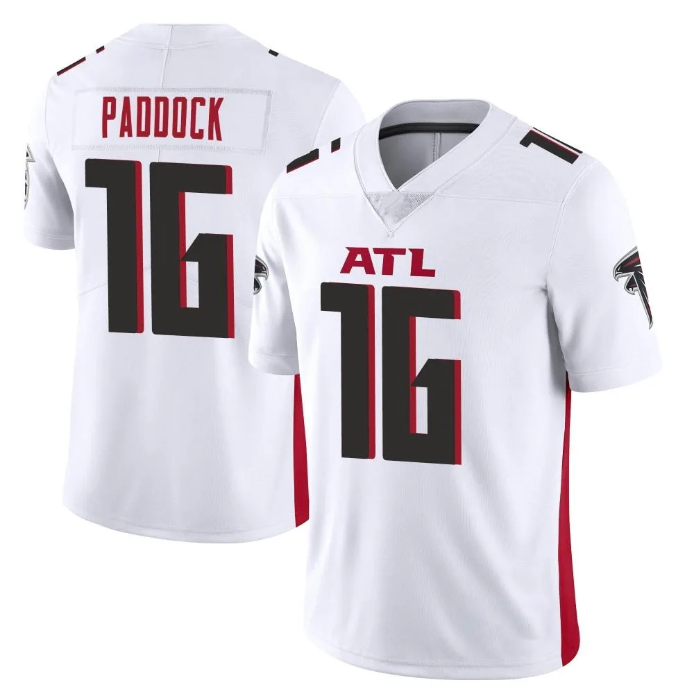John Paddock Atlanta Falcons Men's Nike Vapor Untouchable Limited White Jersey John Paddock Atlanta Falcons Men's Nike Vapor Untouchable Limited White Jersey