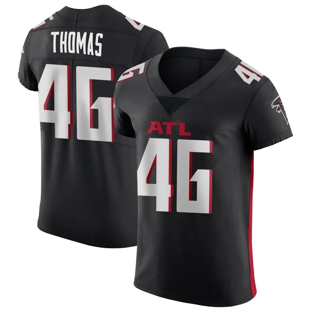 Jordan Thomas Atlanta Falcons Men's Nike Alternate Elite Black Jersey Jordan Thomas Atlanta Falcons Men's Nike Alternate Elite Black Jersey