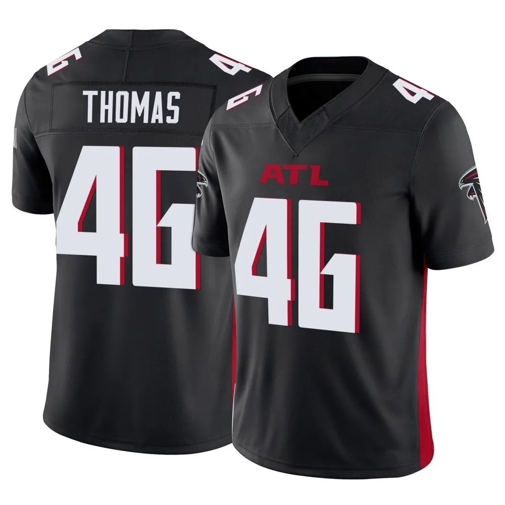 Jordan Thomas Atlanta Falcons Men's Nike Vapor F.U.S.E. Limited Black Jersey Jordan Thomas Atlanta Falcons Men's Nike Vapor F.U.S.E. Limited Black Jersey