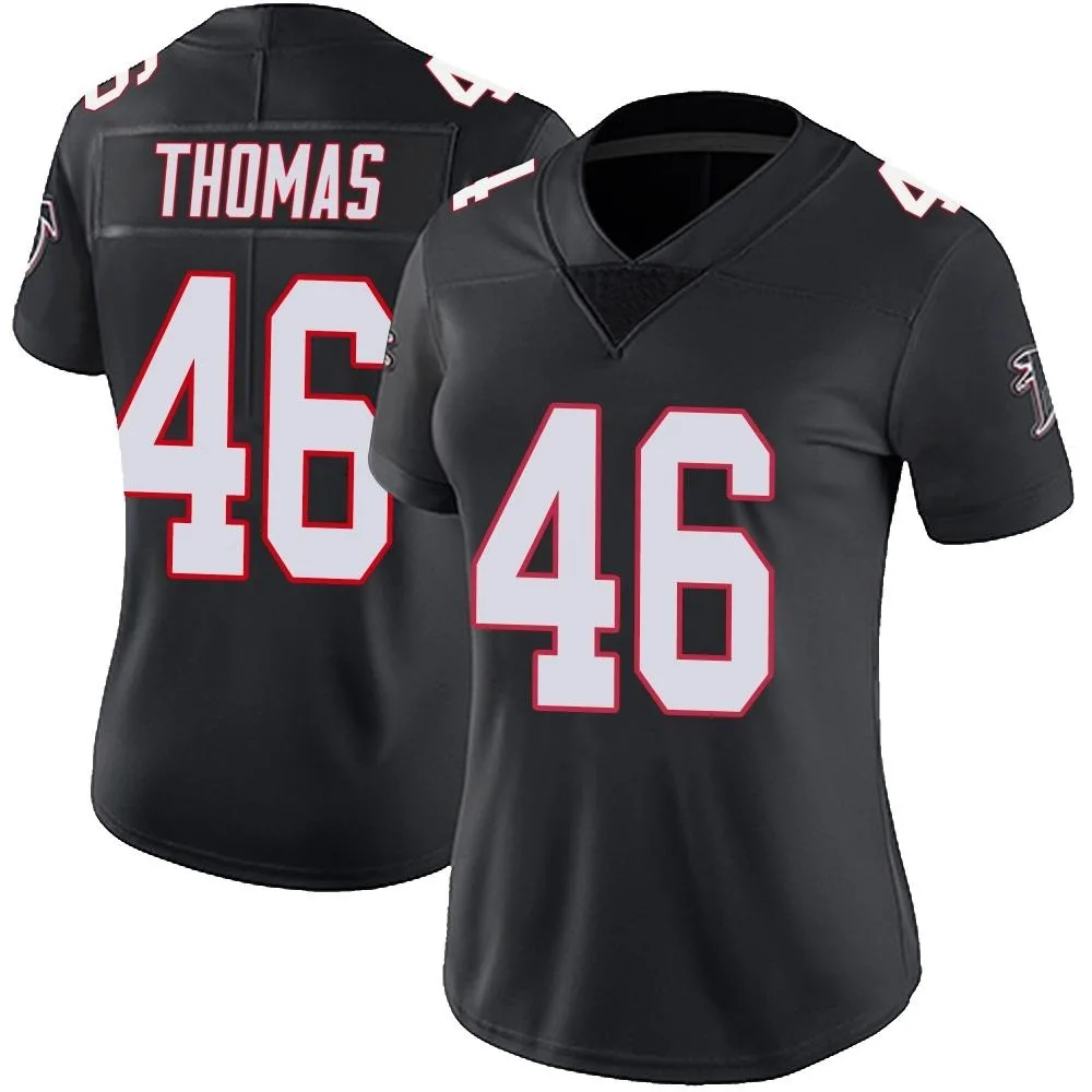Jordan Thomas Atlanta Falcons Women's Nike Vapor Untouchable Limited Black Jersey Jordan Thomas Atlanta Falcons Women's Nike Vapor Untouchable Limited Black Jersey