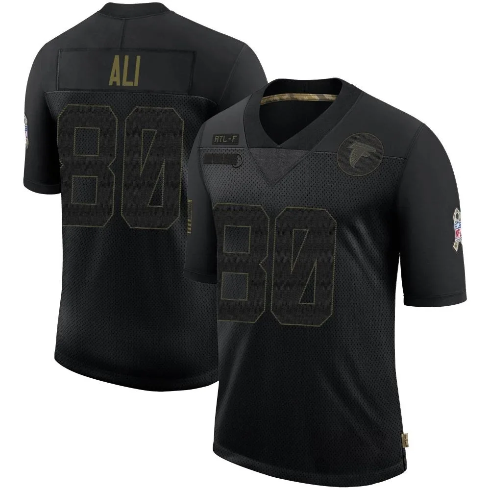 Josh Ali Atlanta Falcons Men's Nike 2020 Salute To Service Limited Black Jersey Josh Ali Atlanta Falcons Men's Nike 2020 Salute To Service Limited Black Jersey