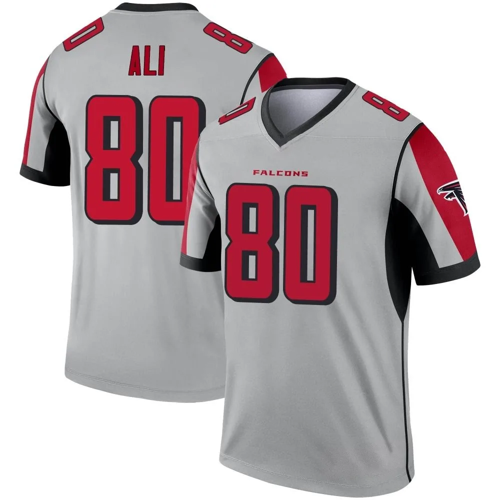 Josh Ali Atlanta Falcons Men's Nike Inverted Silver Legend Jersey Josh Ali Atlanta Falcons Men's Nike Inverted Silver Legend Jersey