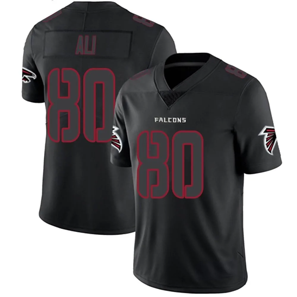 Josh Ali Atlanta Falcons Men's Nike Limited Black Impact Jersey Josh Ali Atlanta Falcons Men's Nike Limited Black Impact Jersey