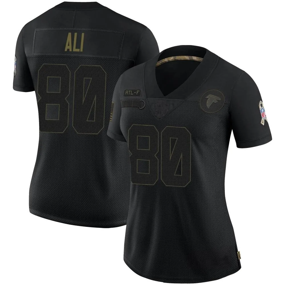 Josh Ali Atlanta Falcons Women's Nike 2020 Salute To Service Limited Black Jersey Josh Ali Atlanta Falcons Women's Nike 2020 Salute To Service Limited Black Jersey