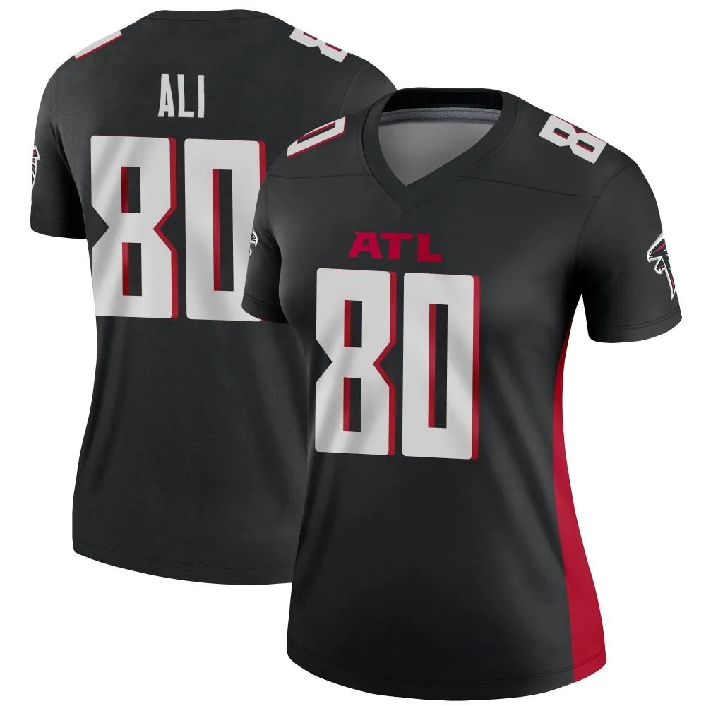 Josh Ali Atlanta Falcons Women's Nike Legend Black Jersey Josh Ali Atlanta Falcons Women's Nike Legend Black Jersey